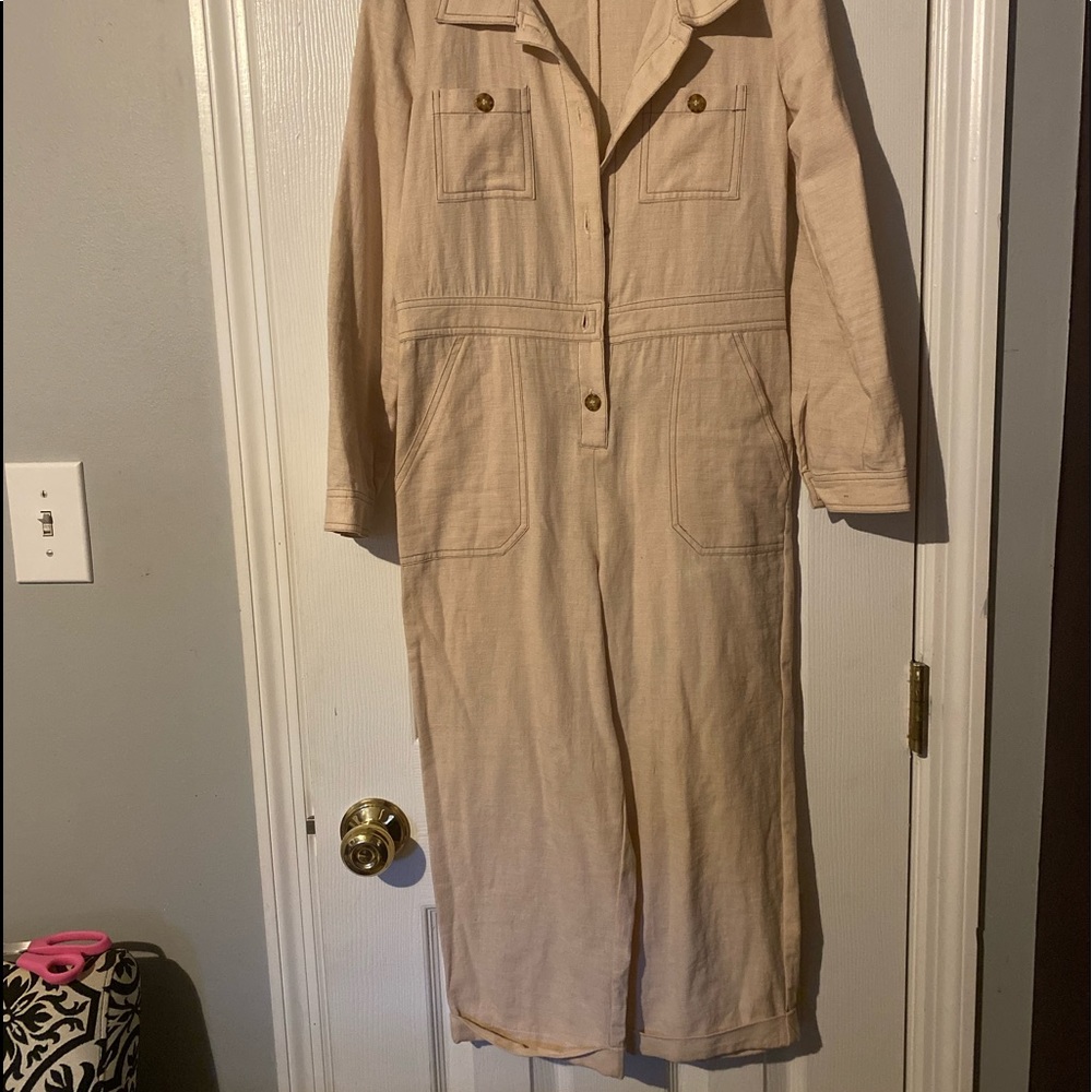 GB girls beige jumpsuit.
